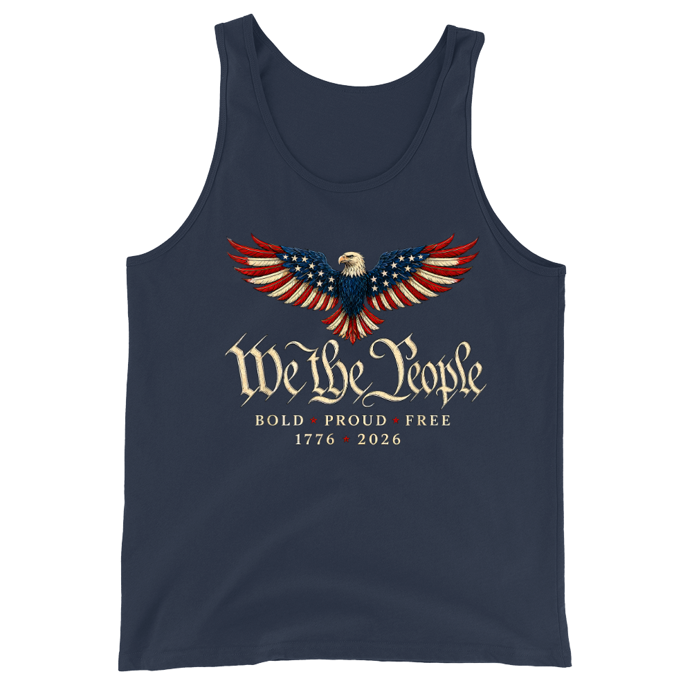 We The People Patriotic Eagle America 250th Anniversary - Tank Top