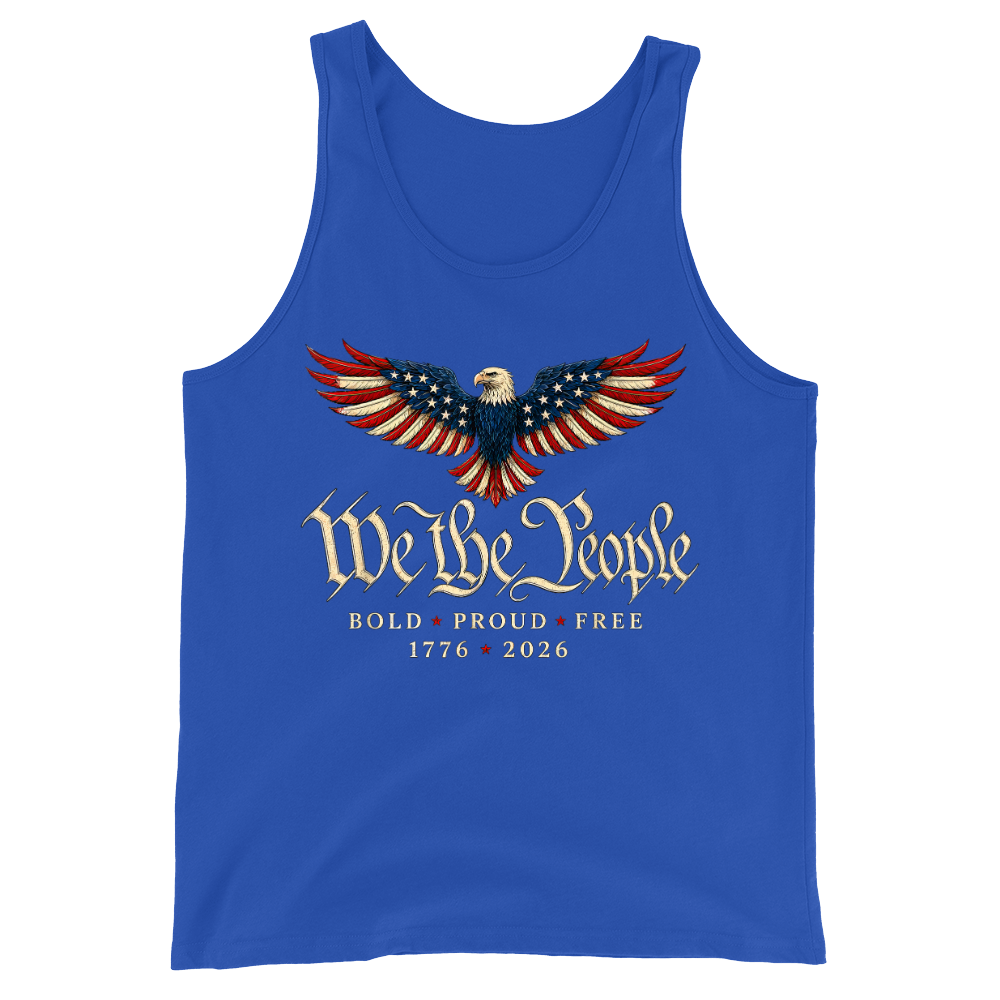 We The People Patriotic Eagle America 250th Anniversary - Tank Top