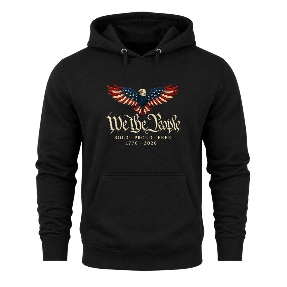 We The People Patriotic Eagle America 250th Anniversary - Hoodie