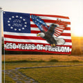 USA 250 Years Of Freedom Eagle Flag 1776 2026 Patriotic