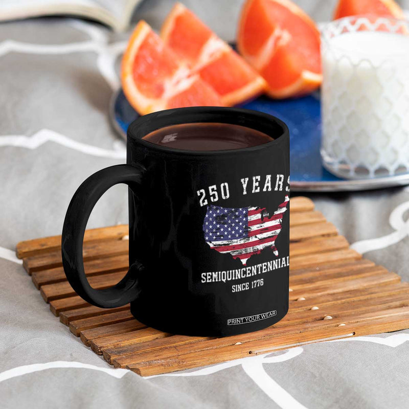 250 Years Semiquincentennial Mug USA Flag Patriotic