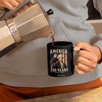 America 250 Years Washington Mug 1776 2026 Patriotic